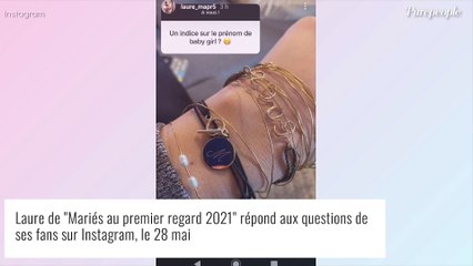 Laure (Mariés au premier regard 2021) enceinte : un indice sur le prénom de sa fille dévoilé
