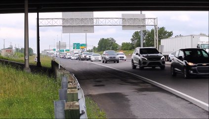 Congestion près de l'A930 - 31 mai (Gravité Média - Erick Rivest)