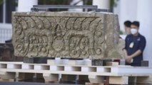 Tailandia recupera dos tallas de piedra religiosas robadas hace décadas