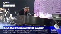Johnny Hallyday - Bercy 2003 les images inédites de Johnny ( 31 mai 2021 )