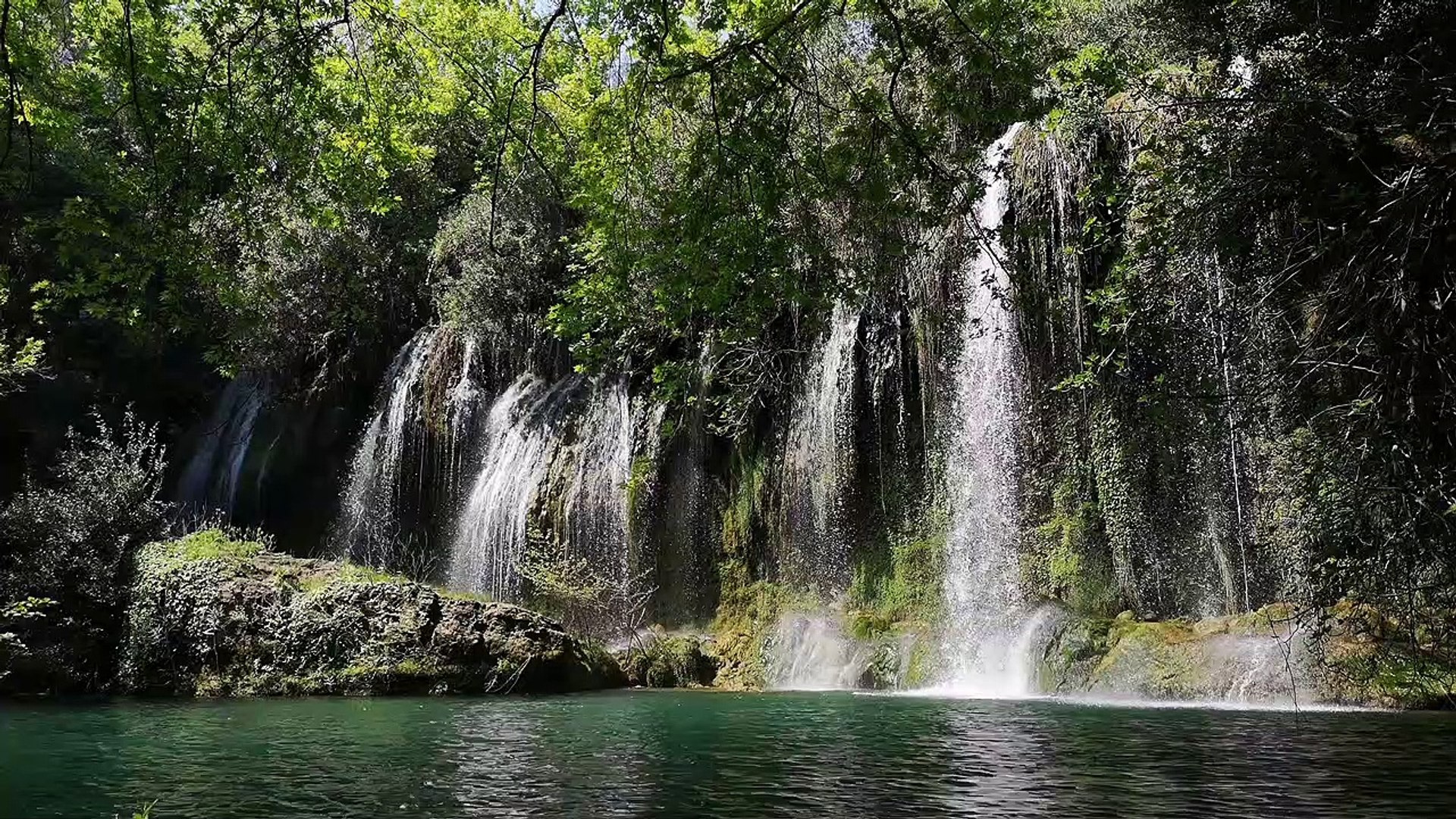Beautiful Nature. Beautiful Waterfall
