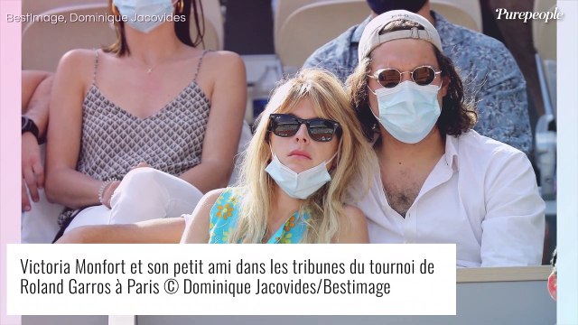 Victoria Monfort amoureuse à Roland-Garros, son père Nelson Monfort veille