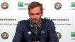 Roland-Garros 2021 - Daniil Medvedev : "Je vais être moins tendu, je n'ai plus rien à perdre maintenant"