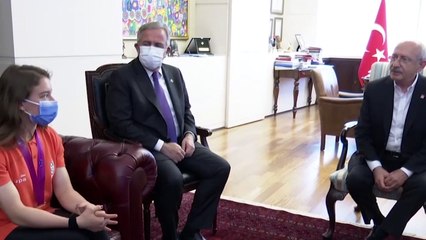 Kemal Kılıçdaroğlu ve Mansur Yavaş, dünya şampiyonu Ayşe Begüm Onbaşı’yı ağırladı