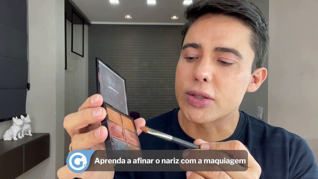 Aprenda a afinar o nariz com a maquiagem