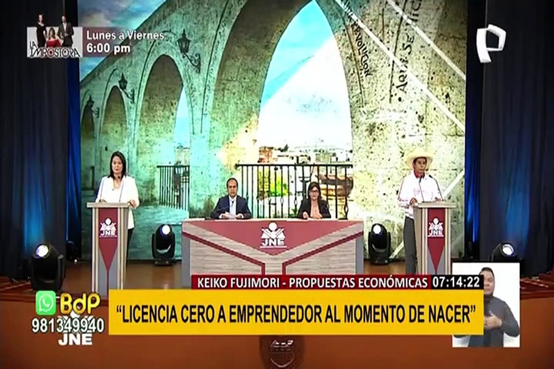 Keiko Fujimori vs. Pedro Castillo: los mejores momentos y propuestas del último debate