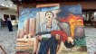 Gaza: des artistes palestiniens exposent des peintures inspirées par les bombardements