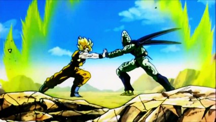 Goku Vs Cell -Best kaméhameha  (1080p)