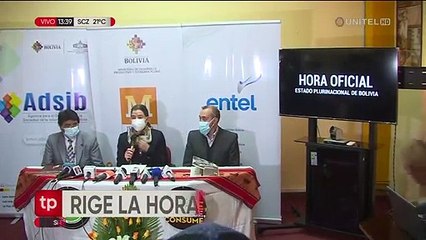 Desde este lunes rige la hora oficial en Bolivia