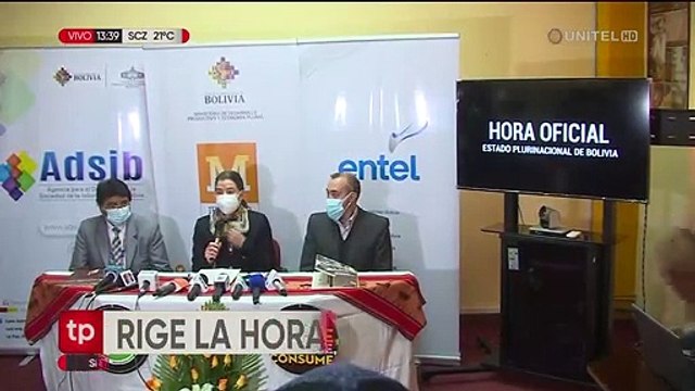 Desde este lunes rige la hora oficial en Bolivia