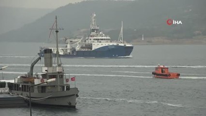 Son Dakika | Rus askeri römorkörü 'Sergey Balk' Çanakkale Boğazı'ndan geçti