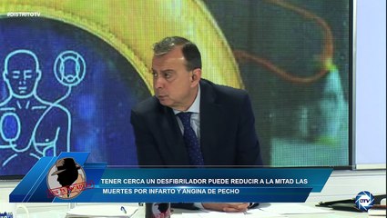 Enrique de la Morena: Tener cerca un desfibrilador reduce las muertes por infarto y angina de pecho