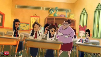 كرتون دانية - العودة للمدرسة - الحلقة الرابعة يا ريتني أكلت