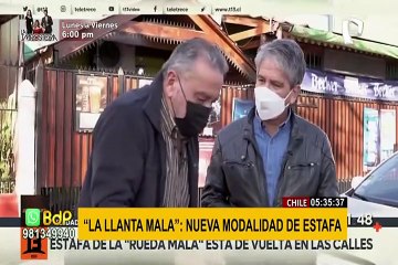 Usan nueva modalidad de estafa en Chile llamada "la llanta mala”