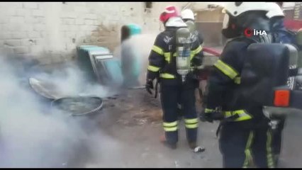 Son dakika haberi... Kahramanmaraş'ta hurdalık deposunda yangın