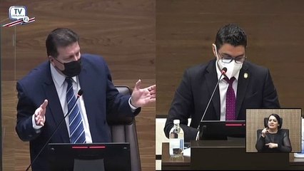 "¡Por favor, respéteme!", le dice ministro Daniel Salas a diputado