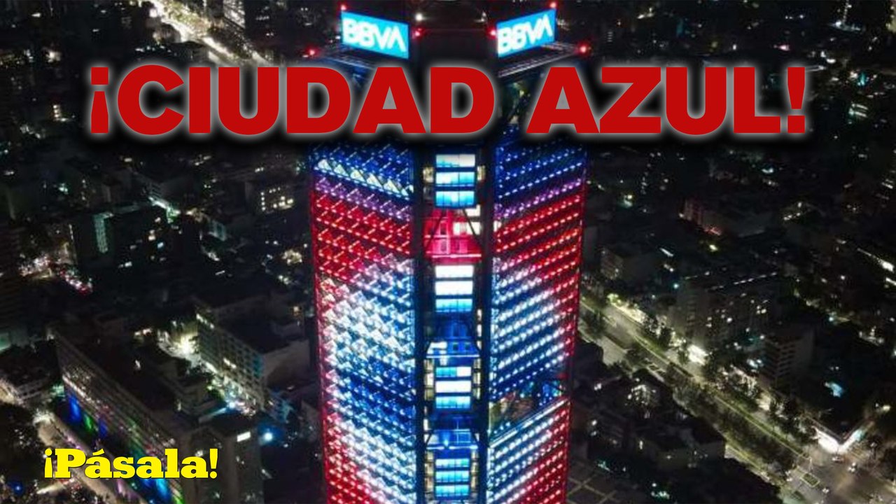 ¡SE ILUMINÓ LA TORRE BBVA! 
