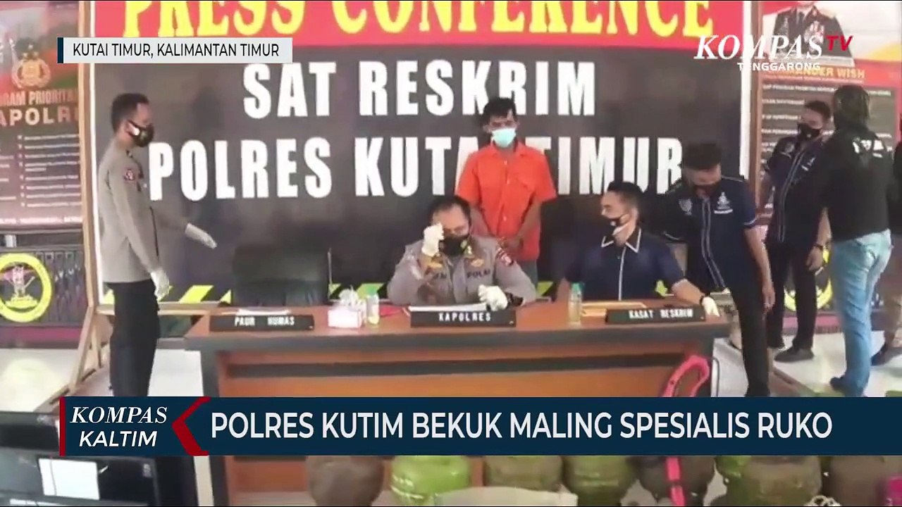 Polres Kutim Bekuk Maling Spesialis Ruko