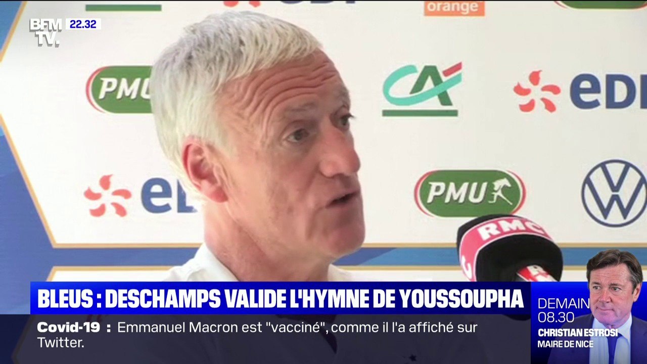 "Je la trouve bien": Didier Deschamps réagit à la chanson de Youssoupha pour l’Euro