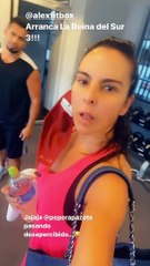 Kate del Castillo anuncia el inicio del rodaje de la Reina del Sur 3 desde un gym paceño