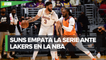 Playoffs NBA_ Suns derrota a los Lakers y empata la serie