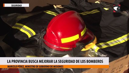 La provincia busca mejorar la seguridad de los bomberos
