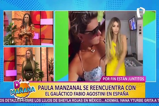 Picantitas del Espectáculo: Paula Manzanal y Fabio Agostini se reencontraron en España