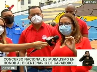 Dip. Tania Díaz incentiva  a la población a participar en el concurso de muralismo