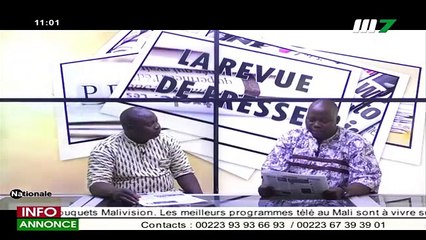 LA REVUE DE PRESSE DU 31 MAI 2021