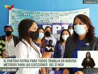 Sec General del  PPT Ilenia Medina manifestó un balance del proceso de refundación del partido