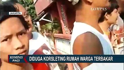 Diduga Korsleting, Rumah Indekos di Utankayu Terbakar