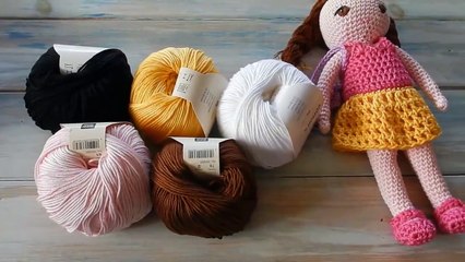 Crochet Amigurumi Doll Cal Ep1 - Head And Eyes