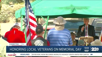 Memorial Day ceremonies commemorate local heroes throughout Kern County