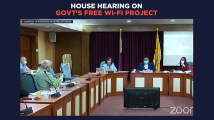 House hearing on the govt's free Wi-Fi project