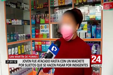SMP: ambulantes golpearon a joven porque no quiso colaborar con limosna, según vecinos