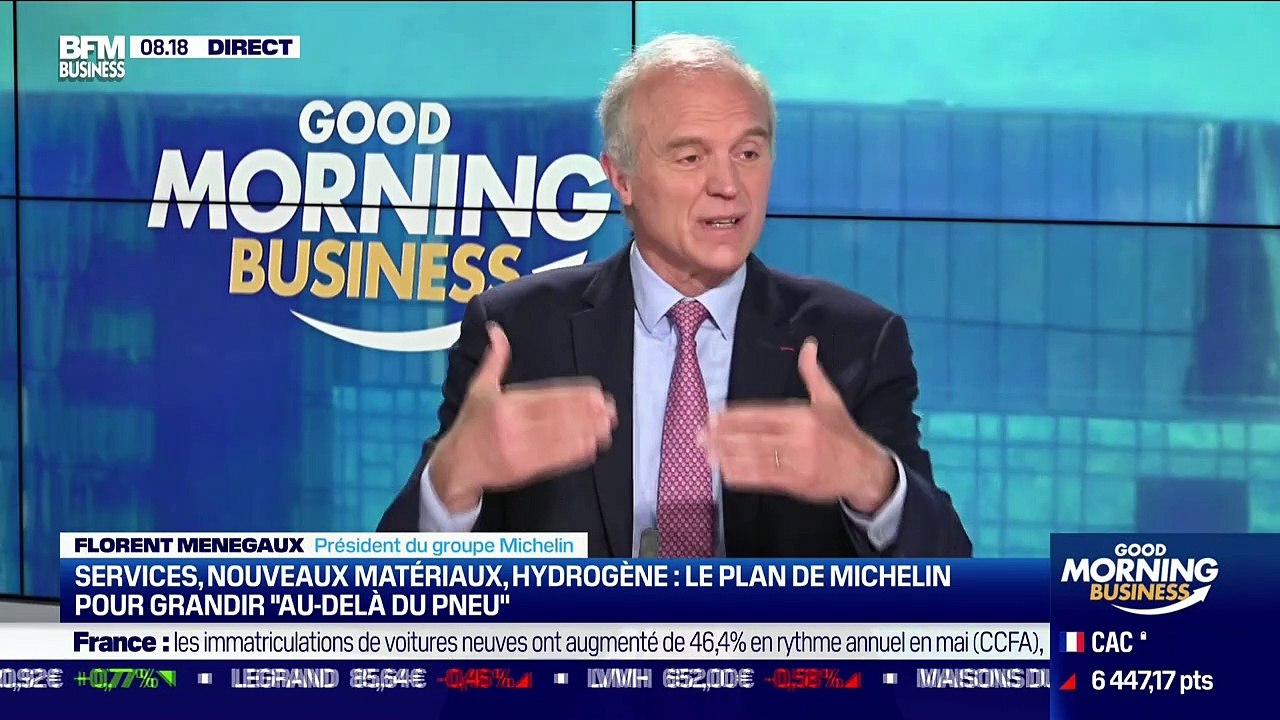 Florent Menegaux (Michelin): Le plan de Michelin pour grandir "au-delà du pneu" - 01/06