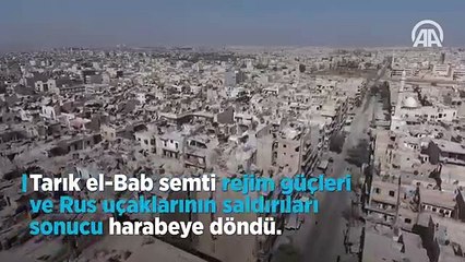 Halep halkının duvarlara yazdığı umut: 'Sonsuza kadar özgürlük!'