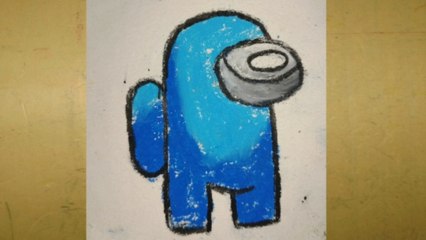 Among us drawing for kids