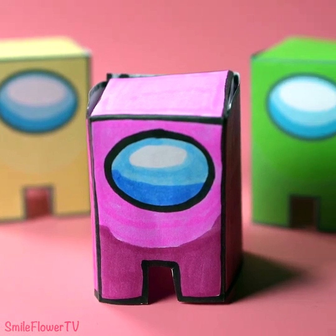 ⁣How To Make Paper Among Us Character | Origami Among Us Step By Step