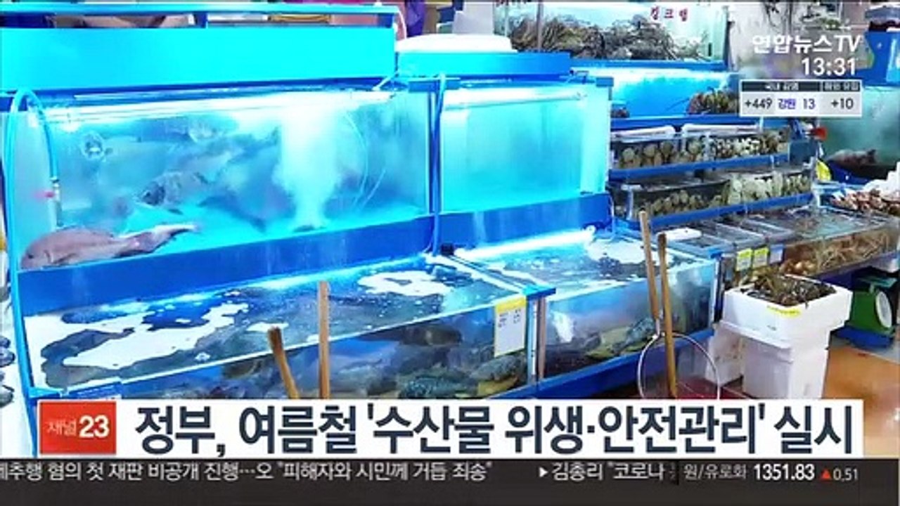 정부, 여름철 '수산물 위생·안전관리' 실시