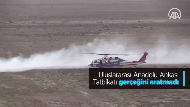 Uluslararası Anadolu Ankası Tatbikatı gerçeğini aratmadı