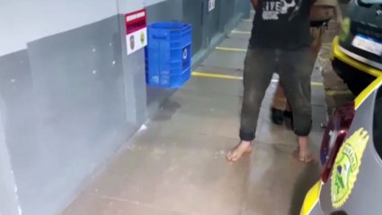 Homem que ameaçou funcionarias do Terminal Nordeste com arma de brinquedo é detido pela Polícia Militar