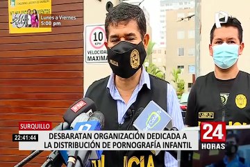 Surquillo: cae adulto mayor que pertenecería a red de pedofilia internacional