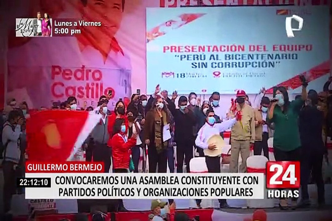 Bermejo: "Lo primero que vamos hacer al llegar al Gobierno es llamar a Asamblea Constituyente"