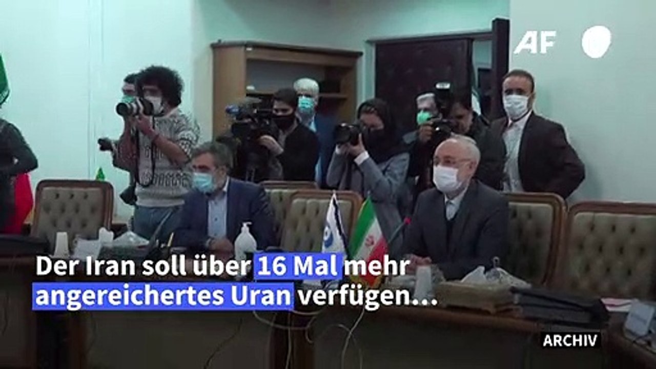 Iran verfügt über viel mehr angereichertes Uran als vereinbart