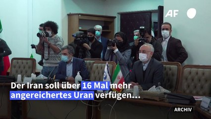 Iran verfügt über viel mehr angereichertes Uran als vereinbart