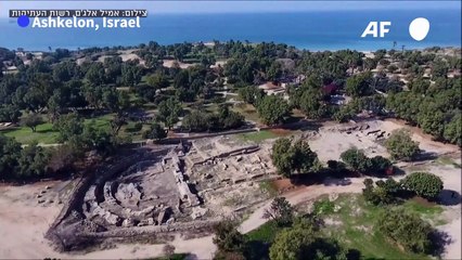 Israel reveals remains of a 2,000-year-old basilica in Ashkelon