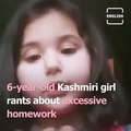 Video Of Kashmiri Kid Adorably Ranting About Too Much Homework Goes Viral