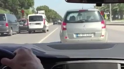 Maltepe'de araçla makas atarak ilerleyip, kayda aldılar