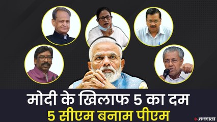 PM Modi के खिलाफ गैर बीजेपी मुख्यमंत्रियों का खेमा, ममता और केजरीवाल ने संभाली कमान.